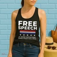 Free Speech Anti Cancel Culture Women's Tank Top thumb 2