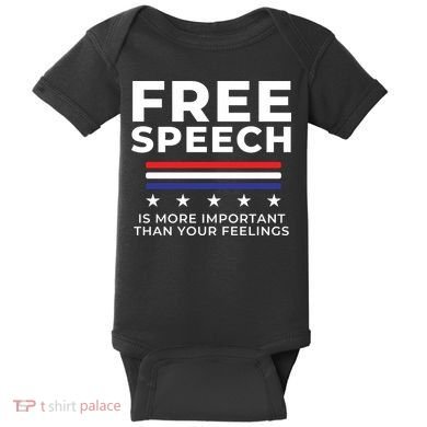 Free Speech Anti Cancel Culture Baby Bodysuit