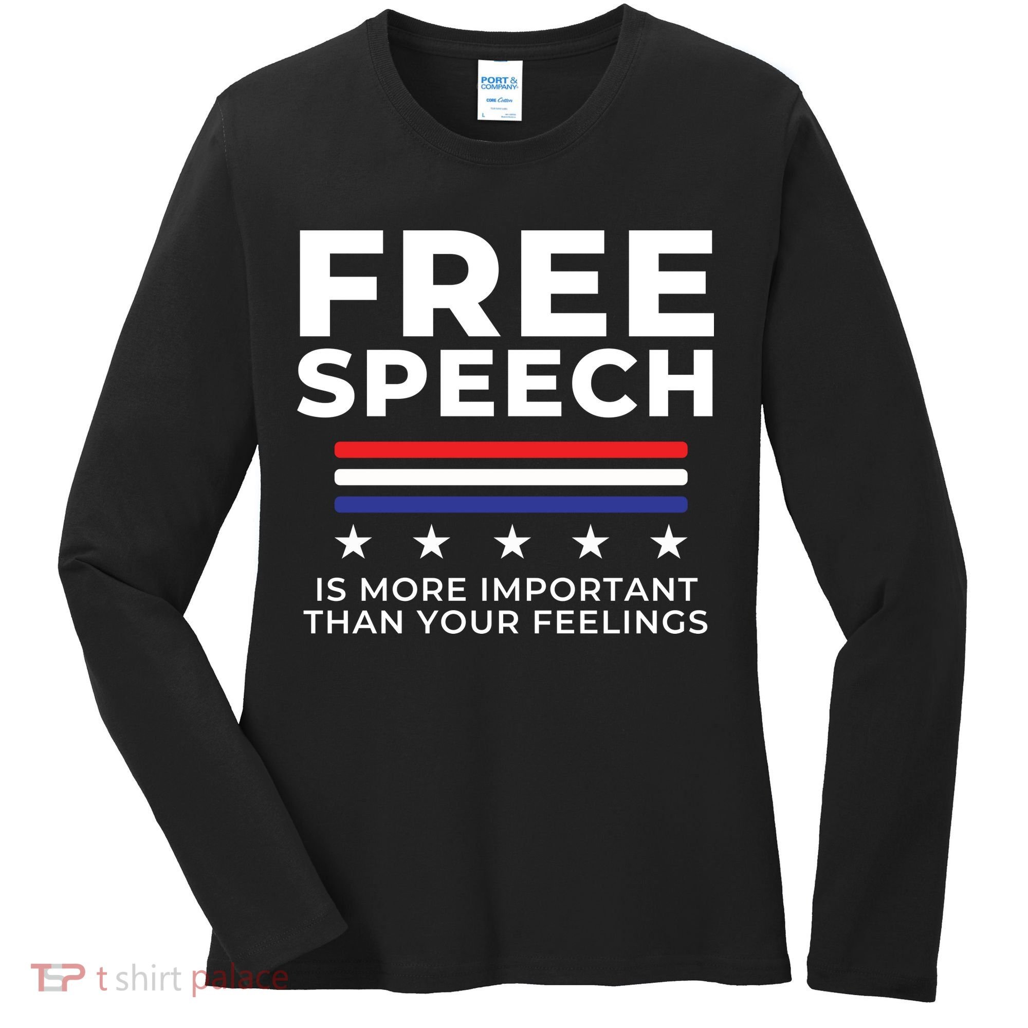 Free Speech Anti Cancel Culture Women's Long Sleeve Shirt