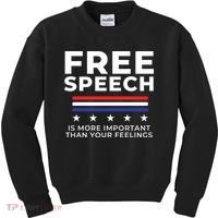 Free Speech Anti Cancel Culture Kids Sweatshirt thumb 0