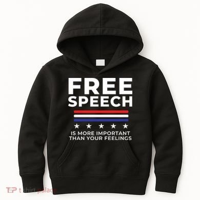 Free Speech Anti Cancel Culture Kids Hoodie