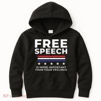 Free Speech Anti Cancel Culture Kids Hoodie thumb 0