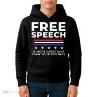 Free Speech Anti Cancel Culture Kids Hoodie thumb 4