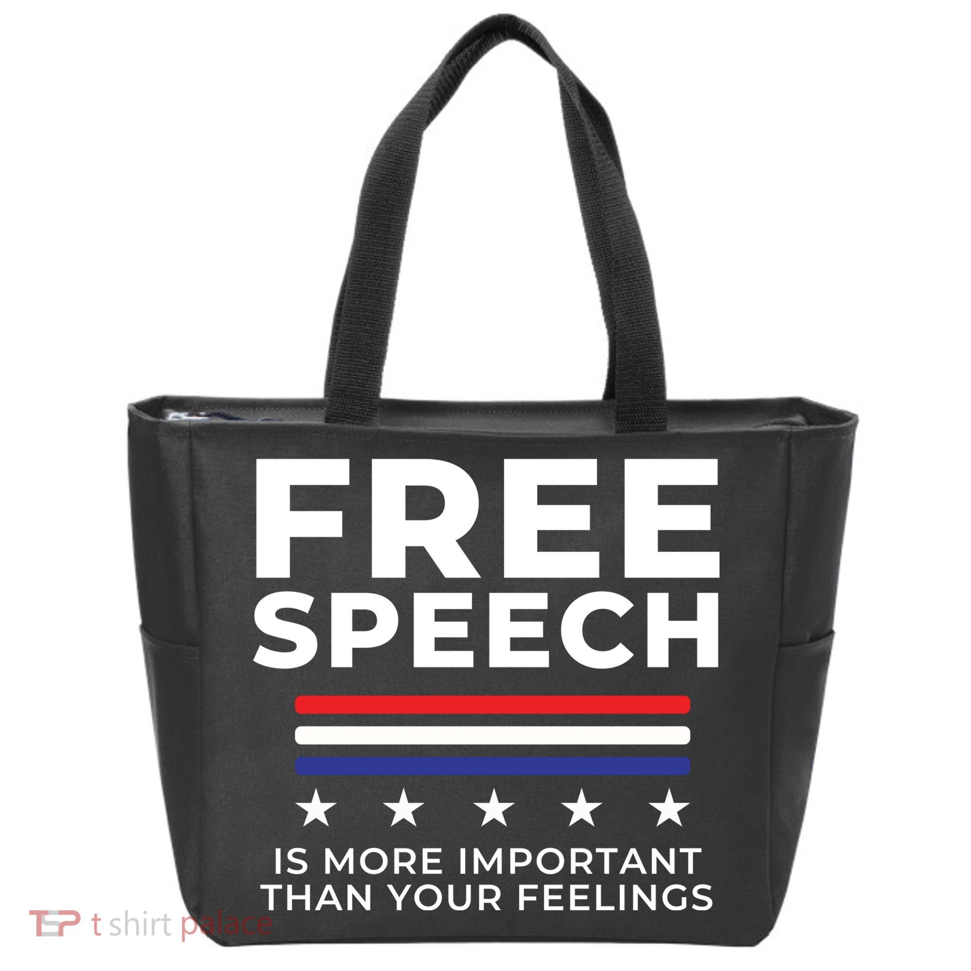 Free Speech Anti Cancel Culture Tote Bag