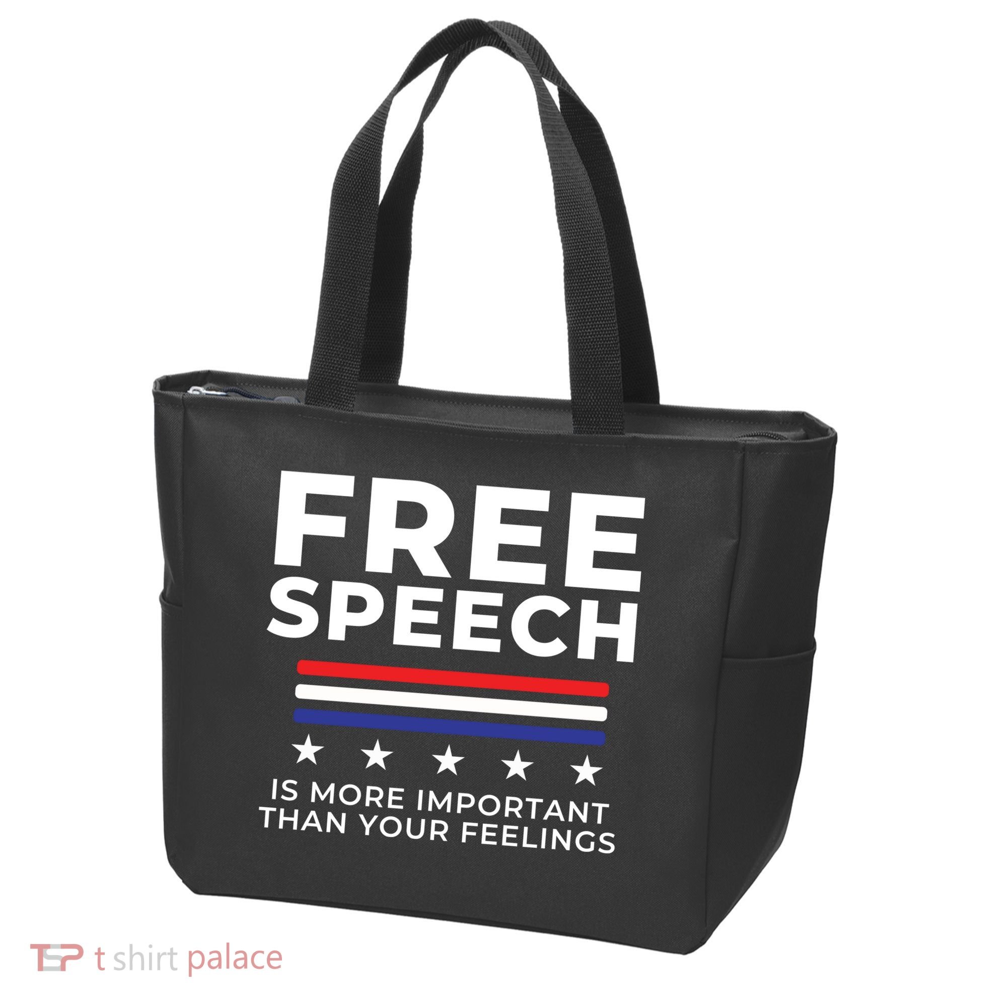 Free Speech Anti Cancel Culture Tote Bag