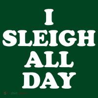 Funny Sleigh All Day Shirt,I Sleigh All Day Top,I Sleigh All Day Funny Hoodie thumb 7
