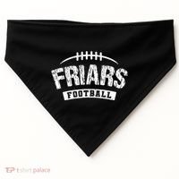 Friars Saint Anthony Football Distressed Hs USA-Made Doggie Bandana thumb 0