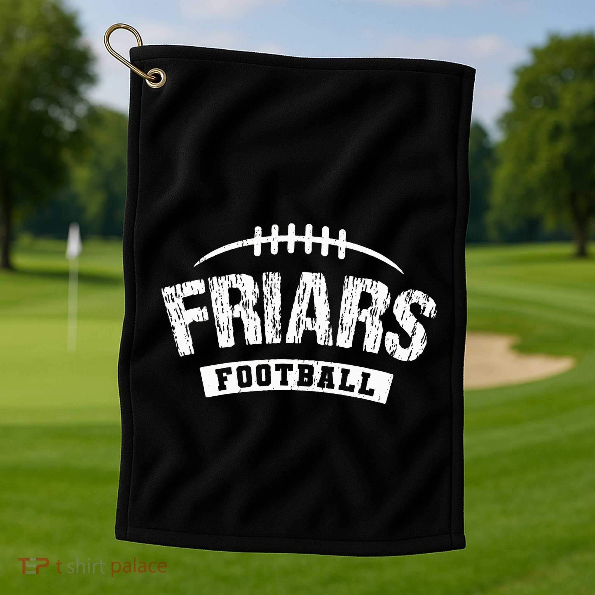 Friars Saint Anthony Football Distressed Hs Golf Towel