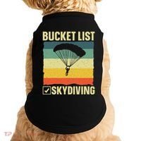 Funny Skydiving Art For Skydiver Sky Diving Lover Doggie Tank thumb 0