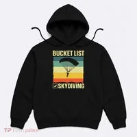 Funny Skydiving Art For Skydiver Sky Diving Lover Hoodie thumb 0