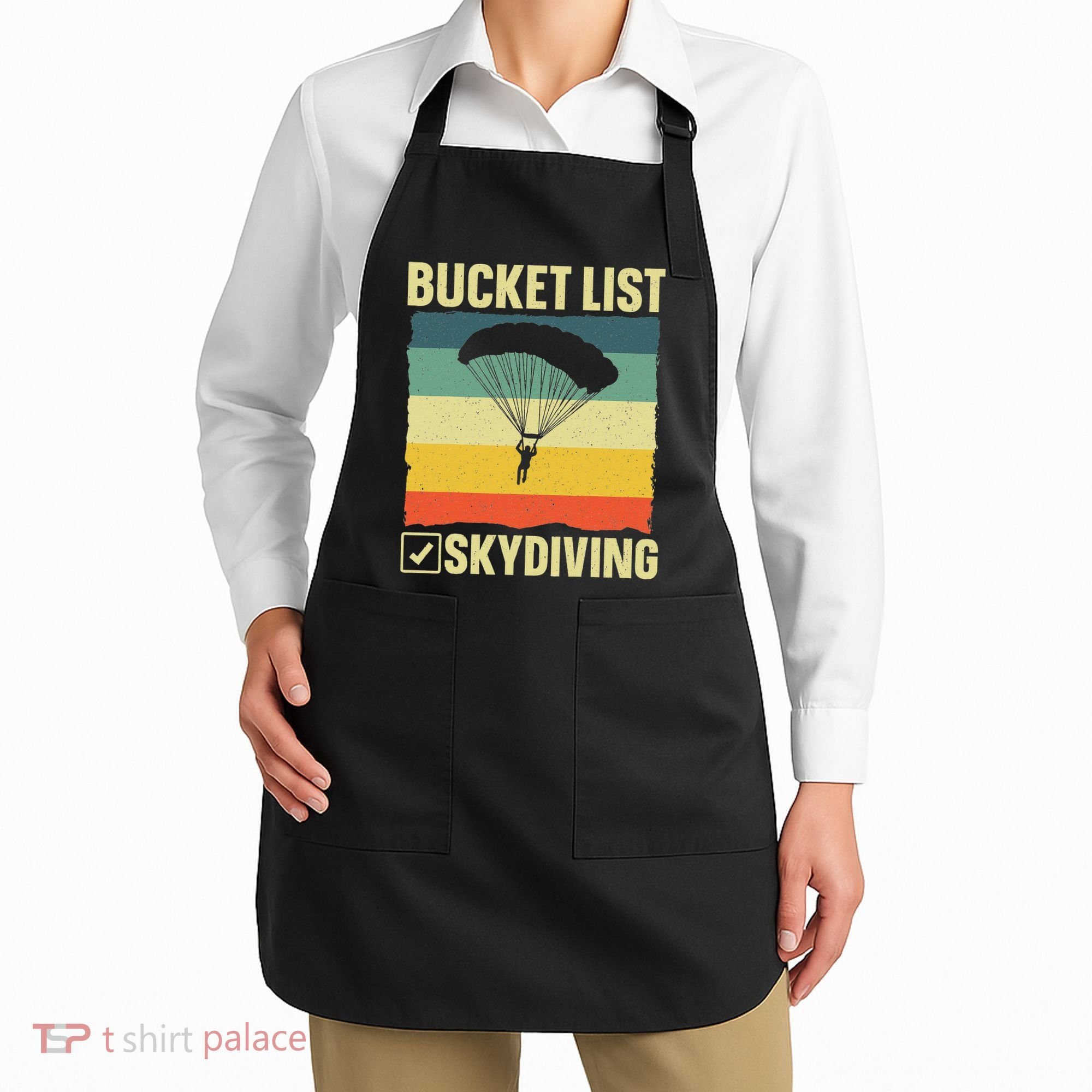 Funny Skydiving Art For Skydiver Sky Diving Lover Apron