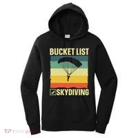 Funny Skydiving Art For Skydiver Sky Diving Lover Women's Hoodie thumb 0