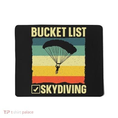 Funny Skydiving Art For Skydiver Sky Diving Lover Mousepad