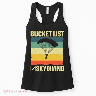 Funny Skydiving Art For Skydiver Sky Diving Lover Women's Tank Top
