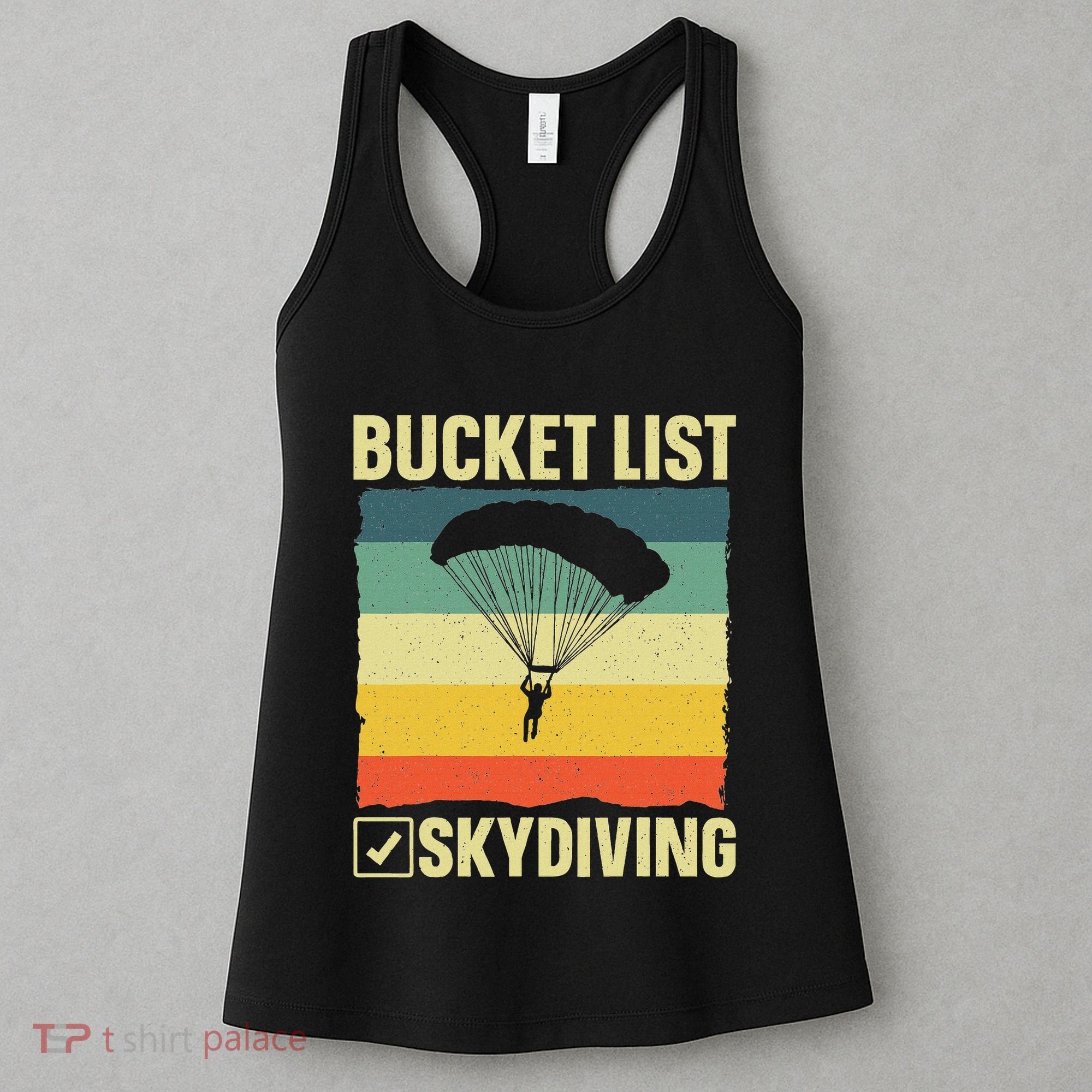 Funny Skydiving Art For Skydiver Sky Diving Lover Women's Tank Top