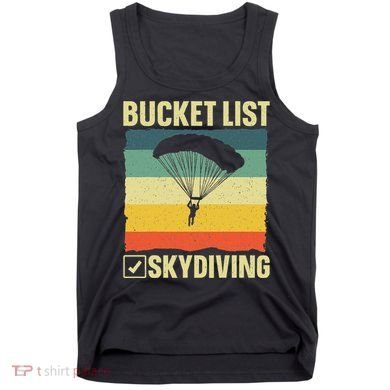 Funny Skydiving Art For Skydiver Sky Diving Lover Tank Top