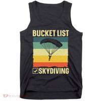 Funny Skydiving Art For Skydiver Sky Diving Lover Tank Top thumb 0