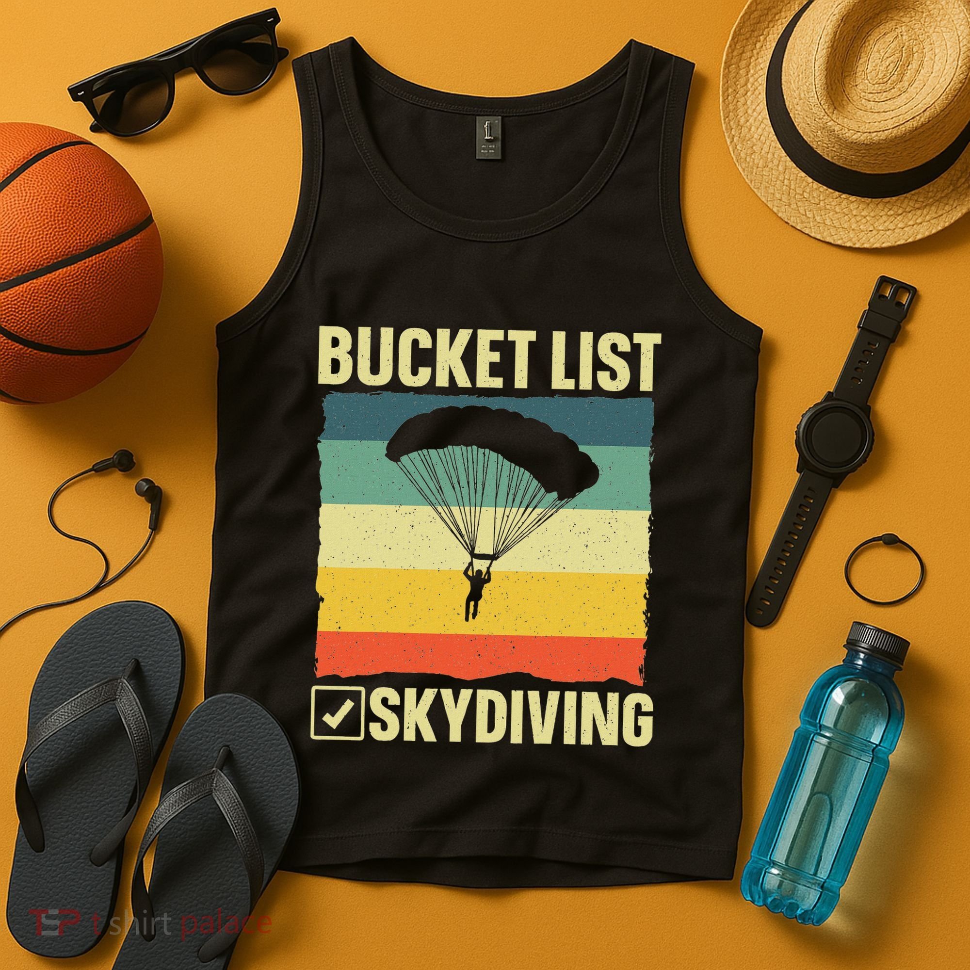 Funny Skydiving Art For Skydiver Sky Diving Lover Tank Top
