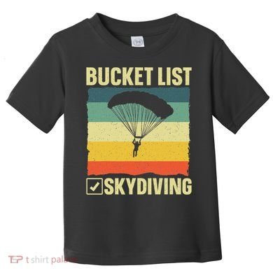 Funny Skydiving Art For Skydiver Sky Diving Lover Toddler T-Shirt