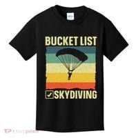 Funny Skydiving Art For Skydiver Sky Diving Lover Kids T-Shirt thumb 0