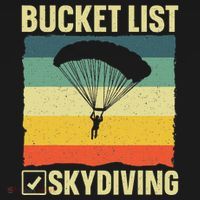 Funny Skydiving Art For Skydiver Sky Diving Lover Kids T-Shirt thumb 4