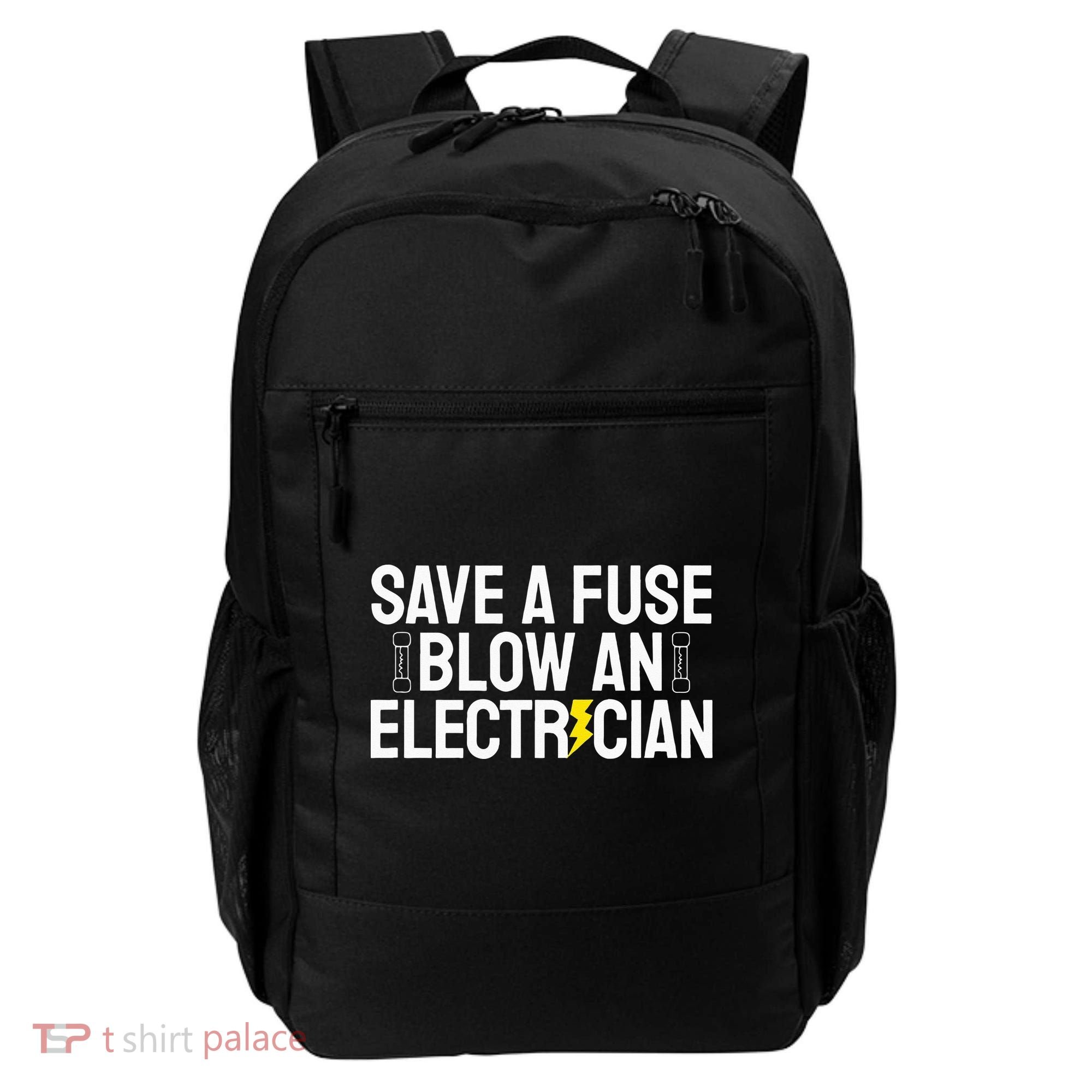 Funny Save A Fuse Blow An Electrician Backpack