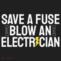 Funny Save A Fuse Blow An Electrician Beanie thumb 2