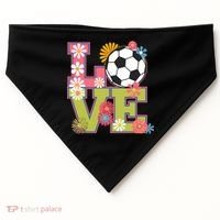 Funny Soccer Art For Soccer Player Soccer Lover  USA-Made Doggie Bandana thumb 0