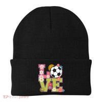 Funny Soccer Art For Soccer Player Soccer Lover  Beanie thumb 0