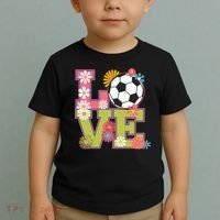 Funny Soccer Art For Soccer Player Soccer Lover  Toddler T-Shirt thumb 2