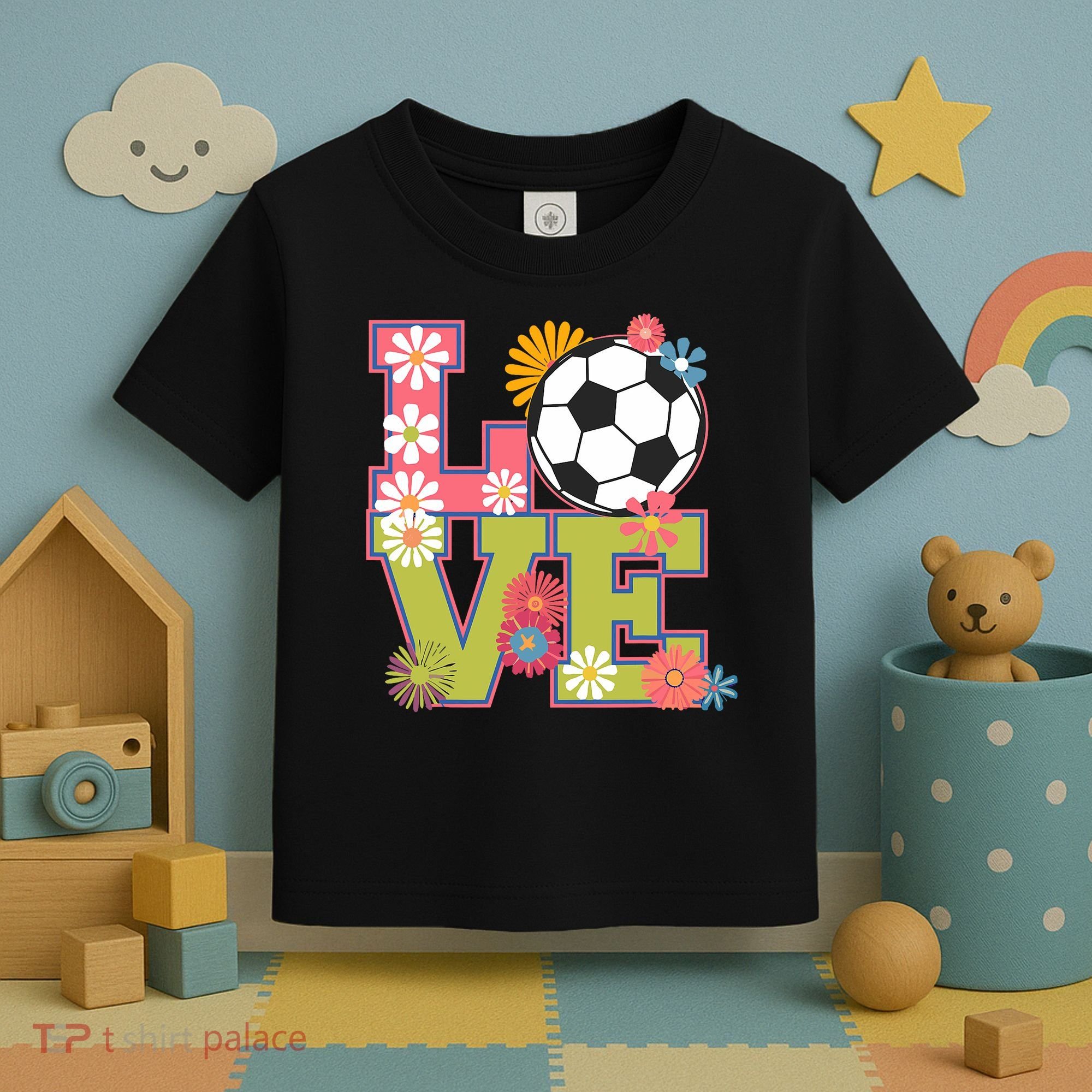 Funny Soccer Art For Soccer Player Soccer Lover  Toddler T-Shirt