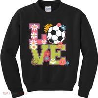 Funny Soccer Art For Soccer Player Soccer Lover  Kids Sweatshirt thumb 0