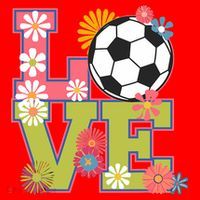 Funny Soccer Art For Soccer Player Soccer Lover  Santa Hat thumb 1