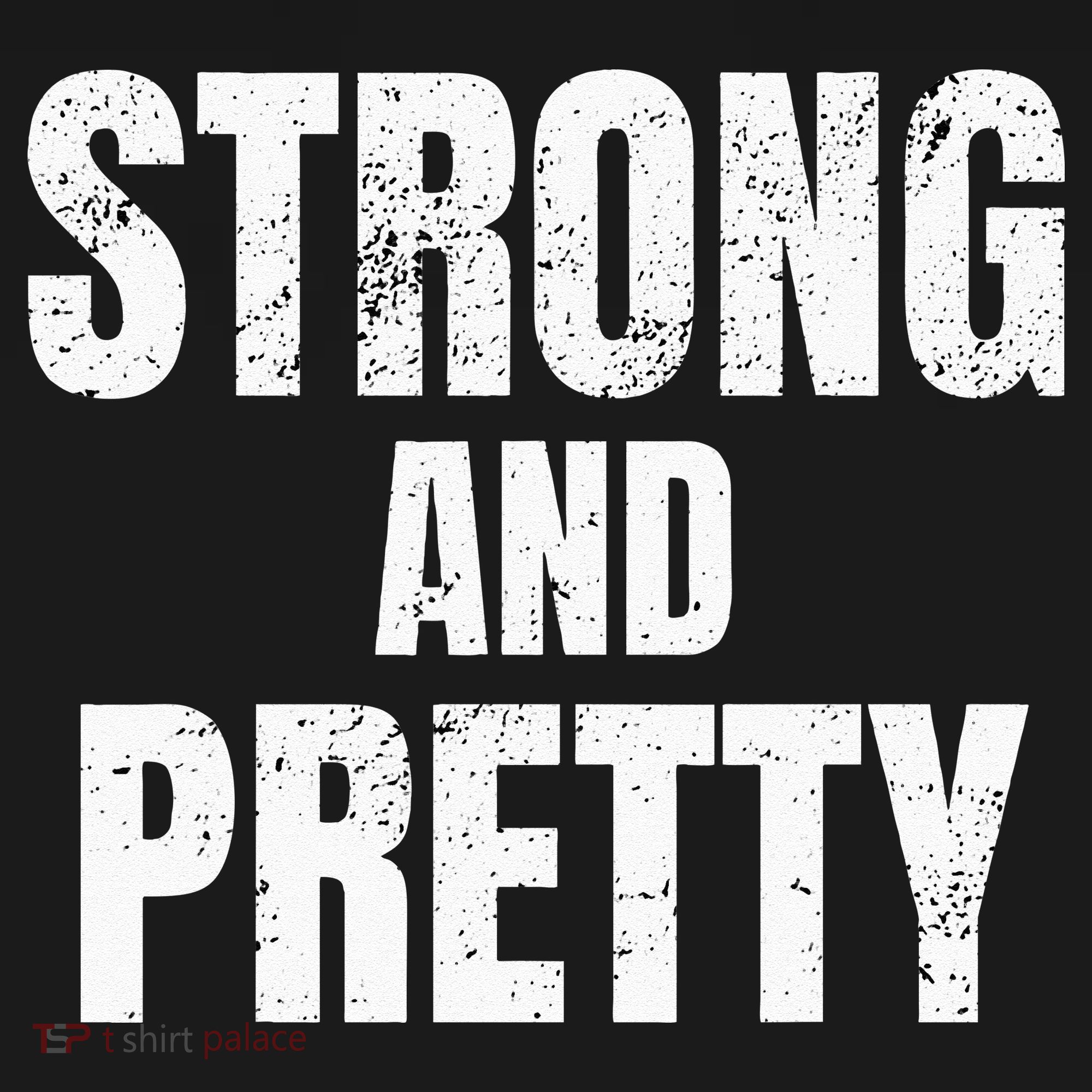 Funny Strong And Pretty Strongman Fitness Gym Gift Women's Tank Top
