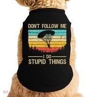 Funny Skydiving Art For Women Skydiver Skydive Lovers Doggie Tank thumb 0