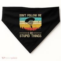 Funny Skydiving Art For Women Skydiver Skydive Lovers USA-Made Doggie Bandana thumb 0