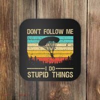 Funny Skydiving Art For Women Skydiver Skydive Lovers Coaster thumb 0