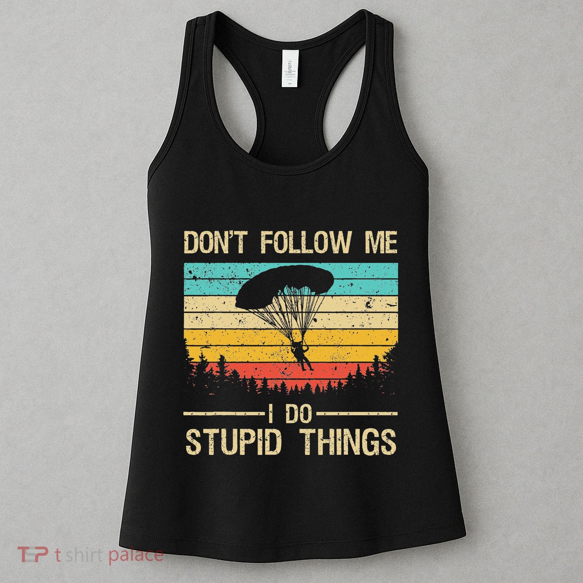 Funny Skydiving Art For Women Skydiver Skydive Lovers Women's Tank Top