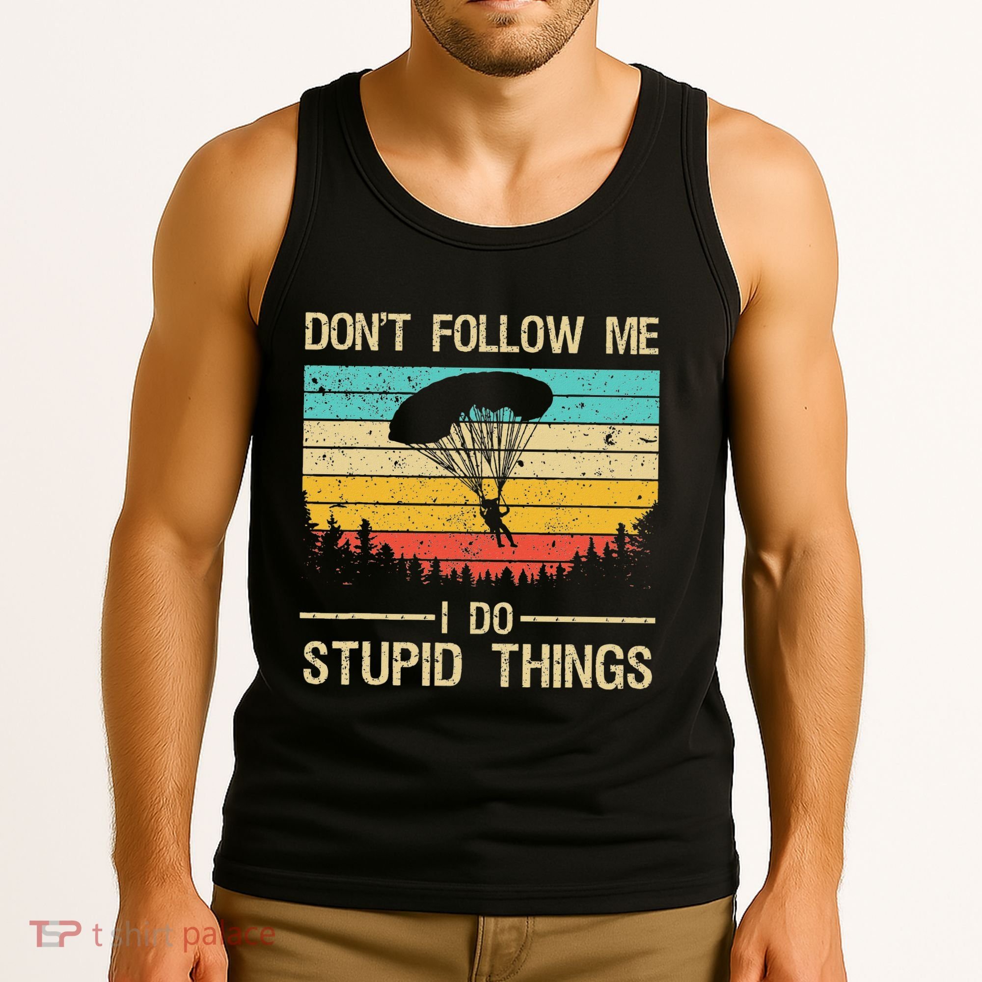 Funny Skydiving Art For Women Skydiver Skydive Lovers Tank Top