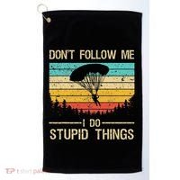 Funny Skydiving Art For Women Skydiver Skydive Lovers Golf Towel thumb 0