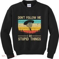 Funny Skydiving Art For Women Skydiver Skydive Lovers Kids Sweatshirt thumb 0