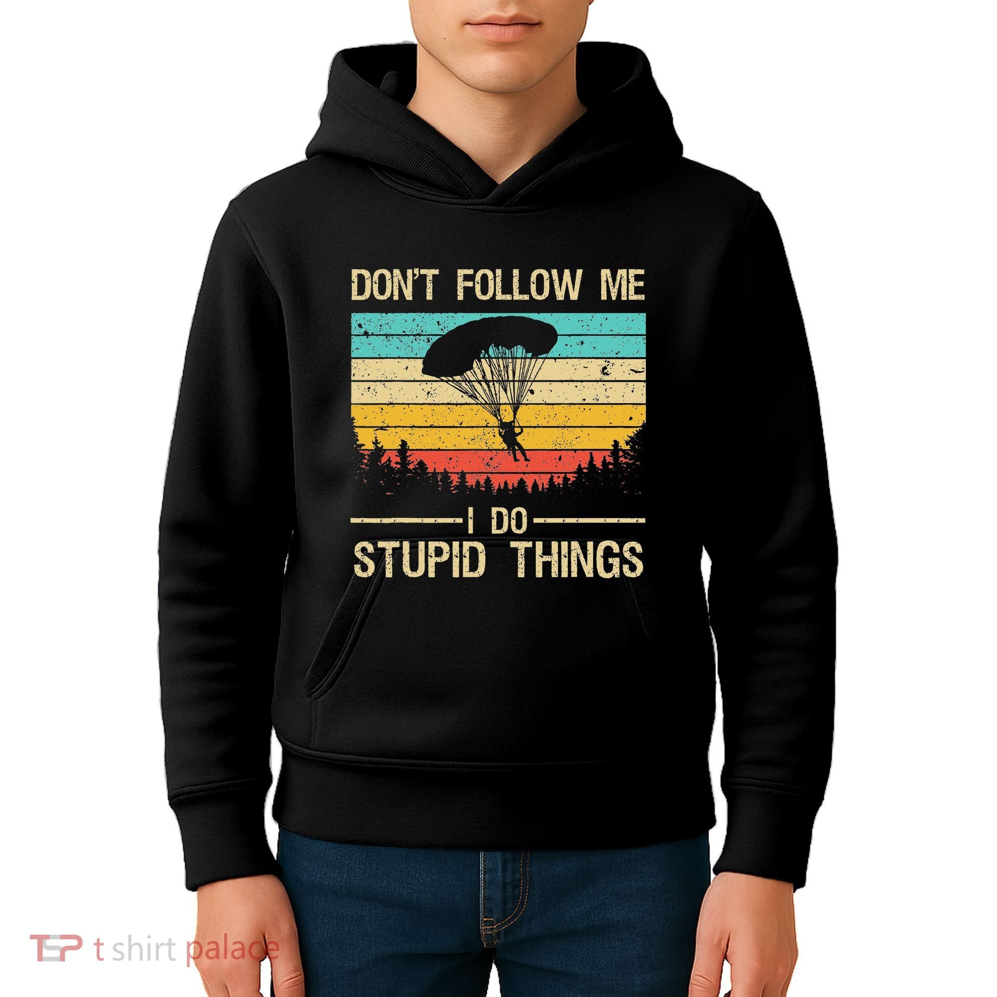 Funny Skydiving Art For Women Skydiver Skydive Lovers Kids Hoodie