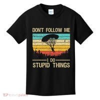 Funny Skydiving Art For Women Skydiver Skydive Lovers Kids T-Shirt thumb 0