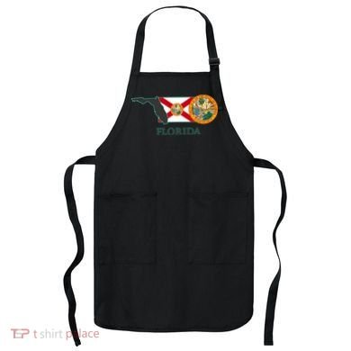 Florida Seal And Flag Apron