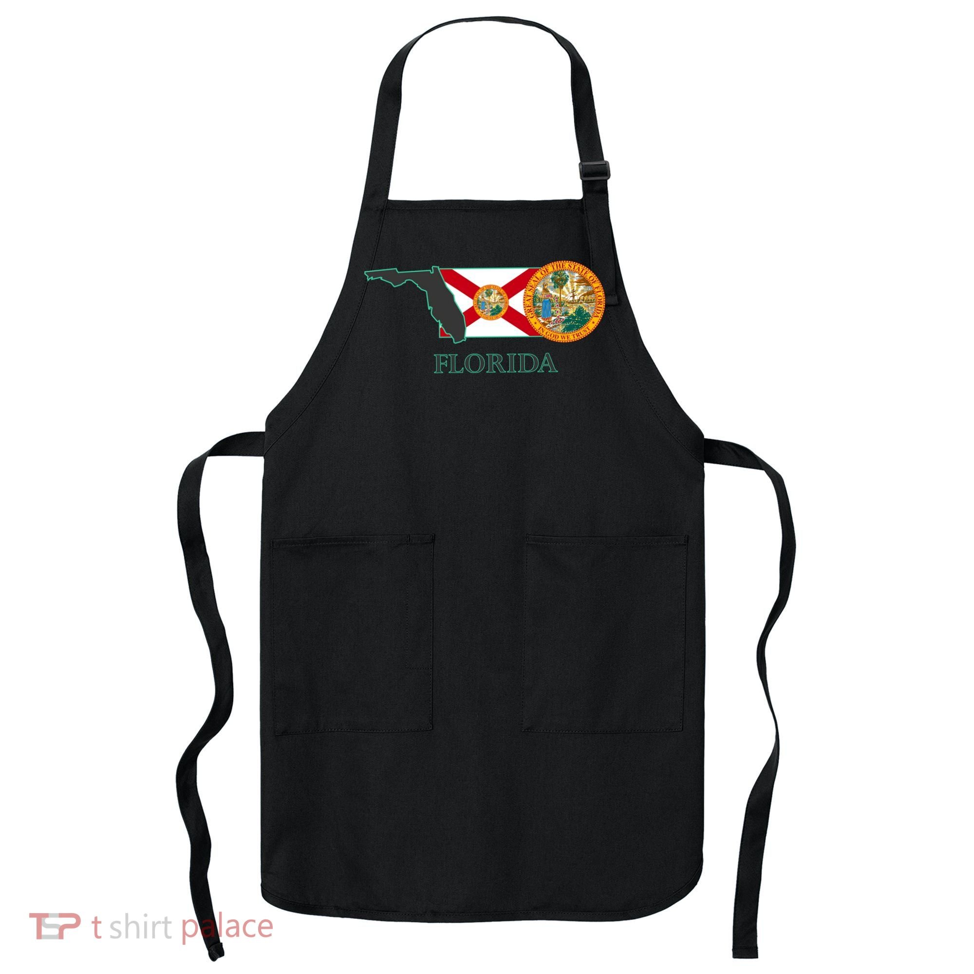 Florida Seal And Flag Apron