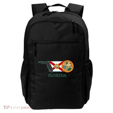 Florida Seal And Flag Backpack