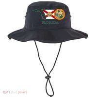 Florida Seal And Flag Bucket Hat thumb 0