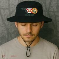 Florida Seal And Flag Bucket Hat thumb 2