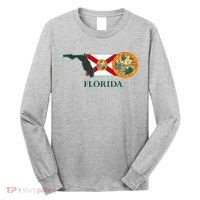 Florida Seal And Flag Long Sleeve Shirt thumb 0
