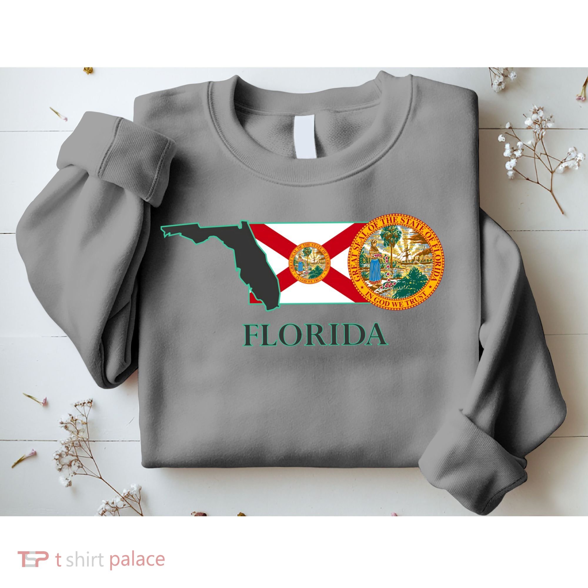 Florida Seal And Flag Sweatshirt